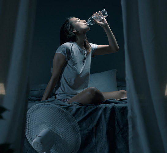 Learn the urgent and critical causes of hot flashes and night sweats in Solomons MD