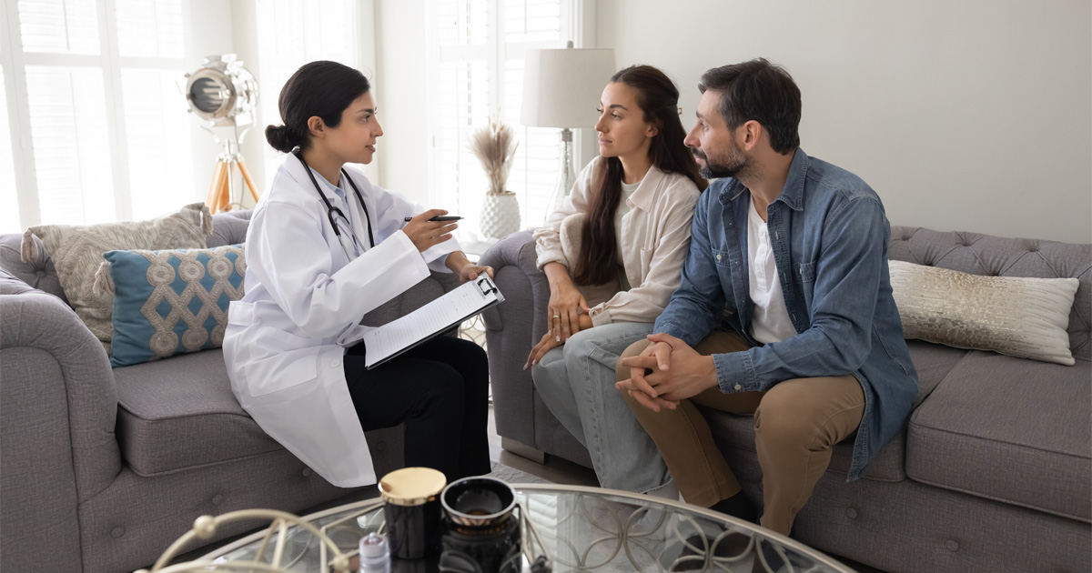 Hormone replacement therapy in Lusby MD consultation with provider