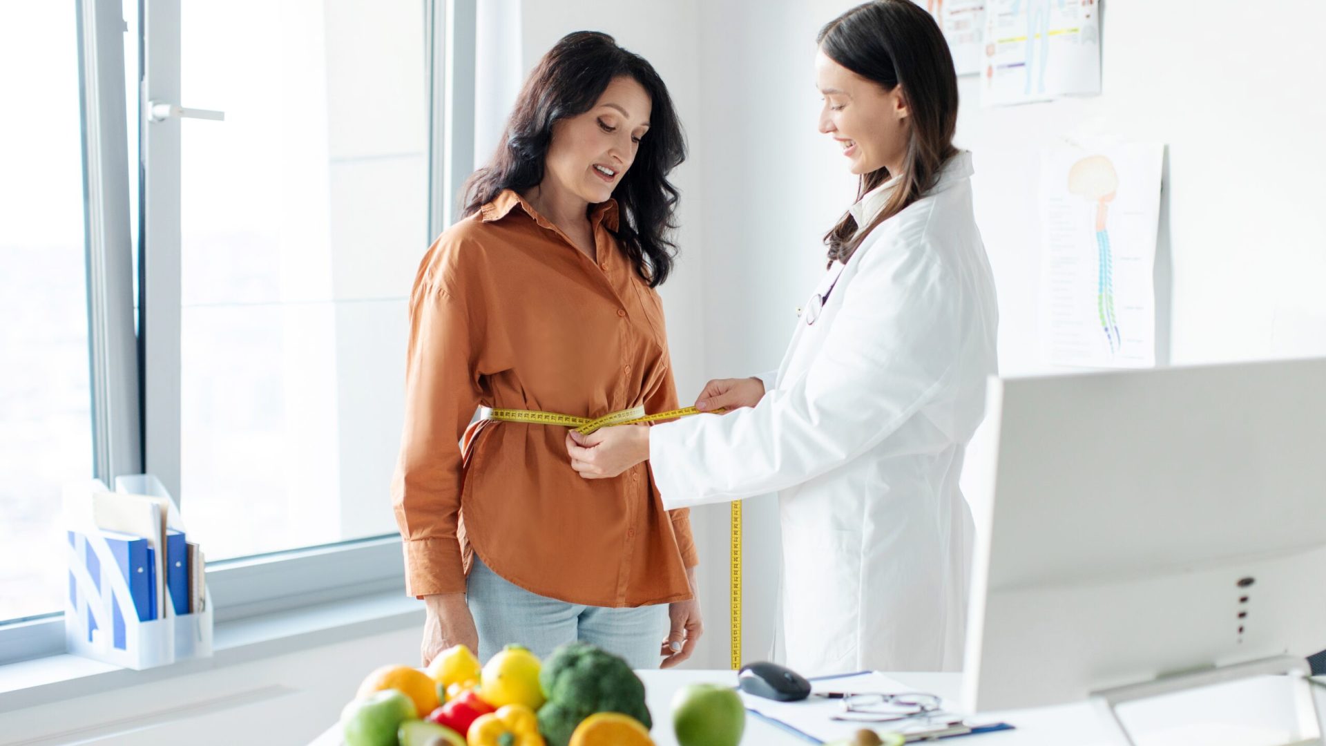 Medical provider discussing weight loss injections in Solomons with patient at Patuxent Wellness